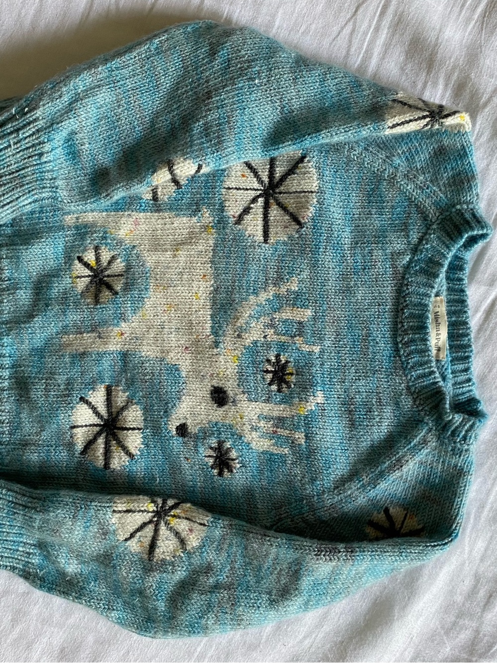 Misha & puff rain deer sweater size 6